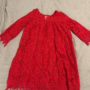 Beautiful, excellent condition, Lace (and lined) dress. Girls. Size 7-8.